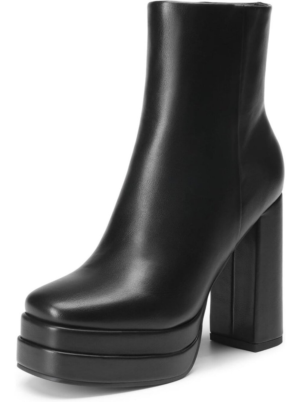 Stylish Women's Chunky Heel Ankle Boots | Trendy Platform Gogo Design